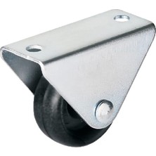 Mythriva Hts 102 Sabit Mobilya Tekerleği 32MM - 20 kg Kapasiteli Küçük Tabla Teker, Sehpa, Palet ve Dolap Için Galvaniz Kaplama Mini Makara Tekerlek - 4 Adet