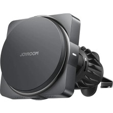 Mythriva Joyroom JR-506 15W Otomatik Dönen Manyetik Kablosuz Şarjlı Araç Tutucu