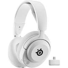 Mythriva Steelseries Arctis Nova 5p Wireless ve Bluetooth Kablosuz Oyuncu Kulaklığı Beyaz