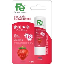 Fe Besleyici Dudak Kremi SPF30 Çilekli 5gr