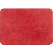 Mythriva Addison Wmp-15 28,5X19,5X0,5CM Kırmızı Kablosuz Şarj+Mouse Pad