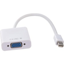 Mythriva Alfais AL-4689 Mini Displayport To VGA Adaptör Kablosu, Beyaz