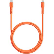 Mythriva Ttec Usb-C - Lightning Hızlı Şarj Kablosu 120CM Neon (Neon Turuncu)