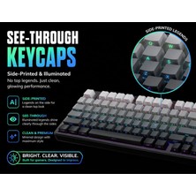 Mythriva Aula F99 Pro 3 Modlu Rgb Hot Swap Mekanik Nimbus V3 Switch Kablosuz Makrolu Klavye Gradyan Gri
