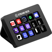 Mythriva Elgato Stream Deck Mk.2 – Stüdyo Denetleyici, 15 Makro Tuşu, Obs, Twitch, Youtube ve Diğerleri Gibi Uygulamalarda ve Yazılımlarda Eylem Tetikleme, Mac ve Pc Için