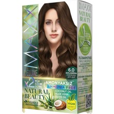 Mythriva Maxx Deluxe Natural Beauty Amonyaksız Set Saç Boyası 6.0 Koyu Kumral