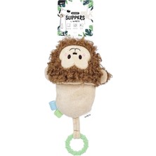 Mythriva M-Pets Slippers Monkey Köpek Oyuncağı Kahverengi