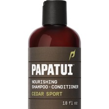 Mythriva Papatui Cedar Sport Besleyici 2'si 1 Arada Erkek Şampuan + Saç Kremi 532ML