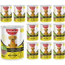 Mythriva Peteko Yetişkin Köpek Tavuklu Pate 400 gr x 12 Adet