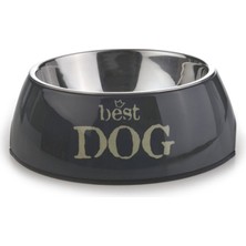 Mythriva Beeztees Köpek Mama Su Kabı, Paslanmaz Çelik, 22CM, 700ML