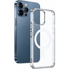 Schitec Iphone 12 Pro Max Magsafe Özellikli Şeffaf Kılıf