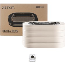 Mythriva Petkıt Purobot Ultra Otomatik Paketleme Kendi Kendini Temizleyen Kedi Kumu Kutusu Için Çöp Torbası Dolum Halkaları, Sızdırmaz Yedek Çöp Torbaları, Uzun Ömürlü Çöp Torbaları 3 Adet