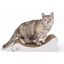 Mythriva M-Pets My Scratchy Wichita Karton Tırmalama Beyaz