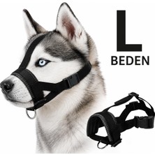 Mythriva Valkyrie L Beden Köpek Ağızlığı Ayarlanabilir Nefes Alabilir Isırma Önleyici Yumuşak Pedli Siyah