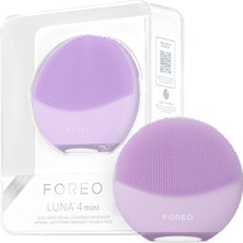 Mythriva Foreo Luna 4 Mini Yüz Temizleme Fırçası ve Yüz Masaj Aleti - Premium Yüz Bakımı - Yüz Bakım Ürünlerinin Emilimini Artırır - Basit Cilt Bakım Araçları - Tüm Cilt Tipleri Için - Lavender