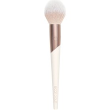 Mythriva Ecotools Allık ve Bronzlaştırıcı Için Luxe Peluş Pudra Makyaj Fırçası, Pudra Makyajıyla En Iyi Çalışır, Lüks ve Göz Alıcı Çevre Dostu Premium Makyaj Fırçası, Sentetik Kıllar, Pembe, 1 Adet