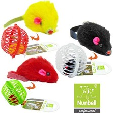 Mythriva Nunbell Kedi Oyuncak Fareli Kafes 7 cm