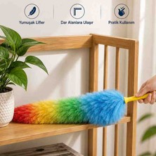 Şirin Home Renki Pelüş Püsküllü Toz Alma Fırçası