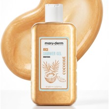 Mythriva Maru.derm Pirinç Özlü Duş Jeli, Aydınlatıcı ve Yumuşatıcı Formül, Jel Form, Tüm Cilt Tipleri, 400 ml