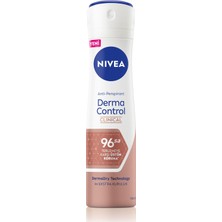 Mythriva Nıvea Derma Control Clinical Kadın Sprey Deodorant 150ML,96 Saat Üstün Koruma,dermadry Technology ile Ekstra Kuruluk