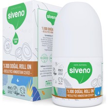 Mythriva Siveno %100 Doğal Roll On Hindistan Cevizli Deodorant Ter Kokusu Önleyici Bitkisel Lekesiz Vegan 50 ml