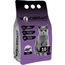 Mythriva Wondersand Lavanta Kokulu Ince Tane Topaklanan Kedi Kumu 10 Lt