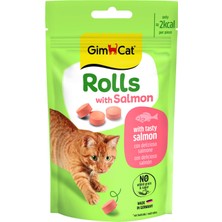 Mythriva Gimcat Rolls With Salmon (Somonlu) Kedi Ödül Tableti 50 gr