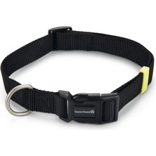 Mythriva Beeztees Köpek Boyun Tasması, Siyah, 48-70CM, 25MM