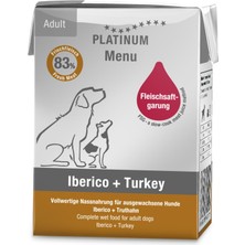 Mythriva Platınum Menü Iberico Domuz Etli ve Hindili Yetişkin Köpek Yaş Maması 12 x 185 G