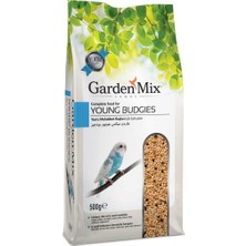 Mythriva Garden Mix Platin Yavru Muhabbet Kuş Yemi 500 Gr, Kahverengi, 1