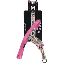 Mythriva M-Pets Urban Style Graffiti Norwegian Köpek Göğüs Tasması (L)