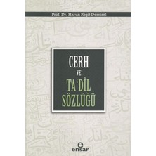 Ensar Neşriyat Cerh ve Ta'dîl Sözlüğü