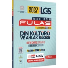 2027 8. Sınıf Full Lgs Altın Seri Fulas Din Kültürü ve Ahlak Bilgisi Çıkmış Soru Bankası Modüler Set