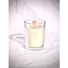 Mythriva 40 ml Şat Bardak Sandalağacı Kahve Kokulu Kavanoz Mum