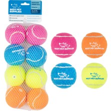 Mythriva Best Pet Supplies Köpekler Için Gıcırtılı Tenis Oyuncakları, 8'li Paket, Atmak ve Getirmek Için Ağır Hizmet Interaktif Evcil Hayvan Oyuncakları, Egzersiz ve Doğal Davranış Eğitimini Destekler,