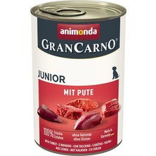 Mythriva Animonda Gran Carno Sığır Etli ve Hindi Yürekli Yavru Köpek Konservesi 400GR