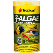 Mythriva Tropical 3 Algae Tablets A 250 ml - 150 gr - 340 Adet