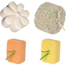 Mythriva Purecanpati Premium Muhabbet Kuşu Mineral Blok,gaga Taşı Seti
