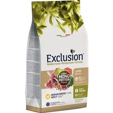 Mythriva Exclusion Düşük Tahıllı Kuzu Etli ve Narlı Orta Irk Yetişkin Köpek Maması 3kg