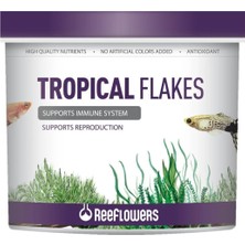 Mythriva Reeflowers Tropical Flakes Balık Yemi 150 ml ###