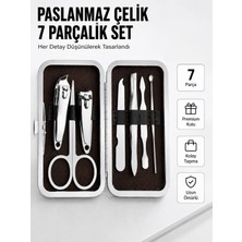 Ceylan Adam Mey Ithalat® Paslanmaz Çelik Kişisel Bakım Seti – 7 Parça