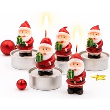 Mythriva Yılbaşı Temalı Noel Baba Figürlü Mum Seti 4’lü | Yılbaşı Mumu, Yılbaşı Hediyesi, Yılbaşı Sofra Süsleme