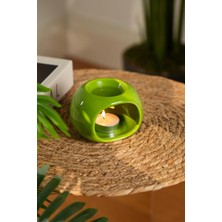 Mythriva Love Bundles Sphereglow Yeşil Seramik Buhurdanlık – Fresh Lime Yeşil