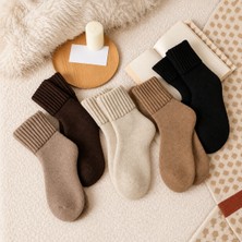 Noveno 3 Çift Kışlık Pamuklu Havlu Sıcak Tutan Çorap - Winter Cozy - Ugg Tarzı Botlarla Uyumlu