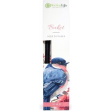Mythriva Buket Reed Diffuser Oda Kokusu 50 Ml, Çubuklu Ortam Kokulandırıcı, Uzun Süre Kalıcı Ev Ofis Banyo Salon Koku Difüzörü, Dekoratif Cam Şişe Aromaterapi Ev Parfümü