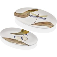 Mythriva Blanche Oval Servis Tabağı 2 Li Set 29-26 cm BLN0010