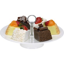 Mythriva Corona Professional Gastronomi Teşhir Tepsisi Ayaklı YUVARLAK35 cm Pc