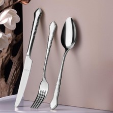 Mythriva Aryıldız Mirabella 84 Parça 12 Kişilik Çatal Kaşık Bıçak Takımı AR275108