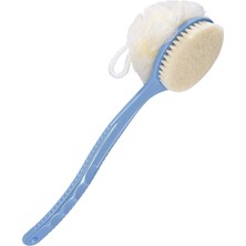 Mythriva Aputue Sırt Fırçası, Banyo Vücut Fırçası, Kıllı ve Lifli Sırt Fırçası, Uzun Kavisli Saplı Masaj Fırçası, Cilt Peeling ve Masaj Için, Erkek ve Kadın Kullanımına Uygun