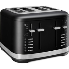 Mythriva Kitchenaid Manuel Kontrollü 4 Dilim Ekmek Kızartma Makinesi Siyah 5KMT4109
